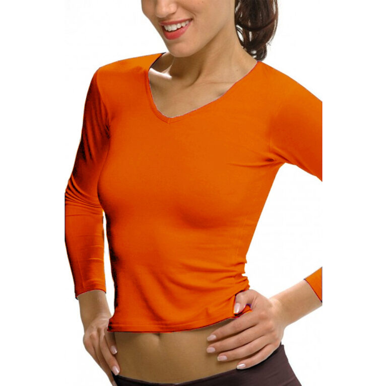 Helios Μπλούζα Micromodal Μακρύ Μανίκι Λαιμός V 80695 768x767