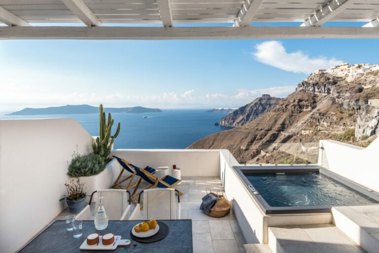 Porto Fira Suites Hotel in Santorini by Interior Design Laboratorium Yellowtrace 19 1 768x513